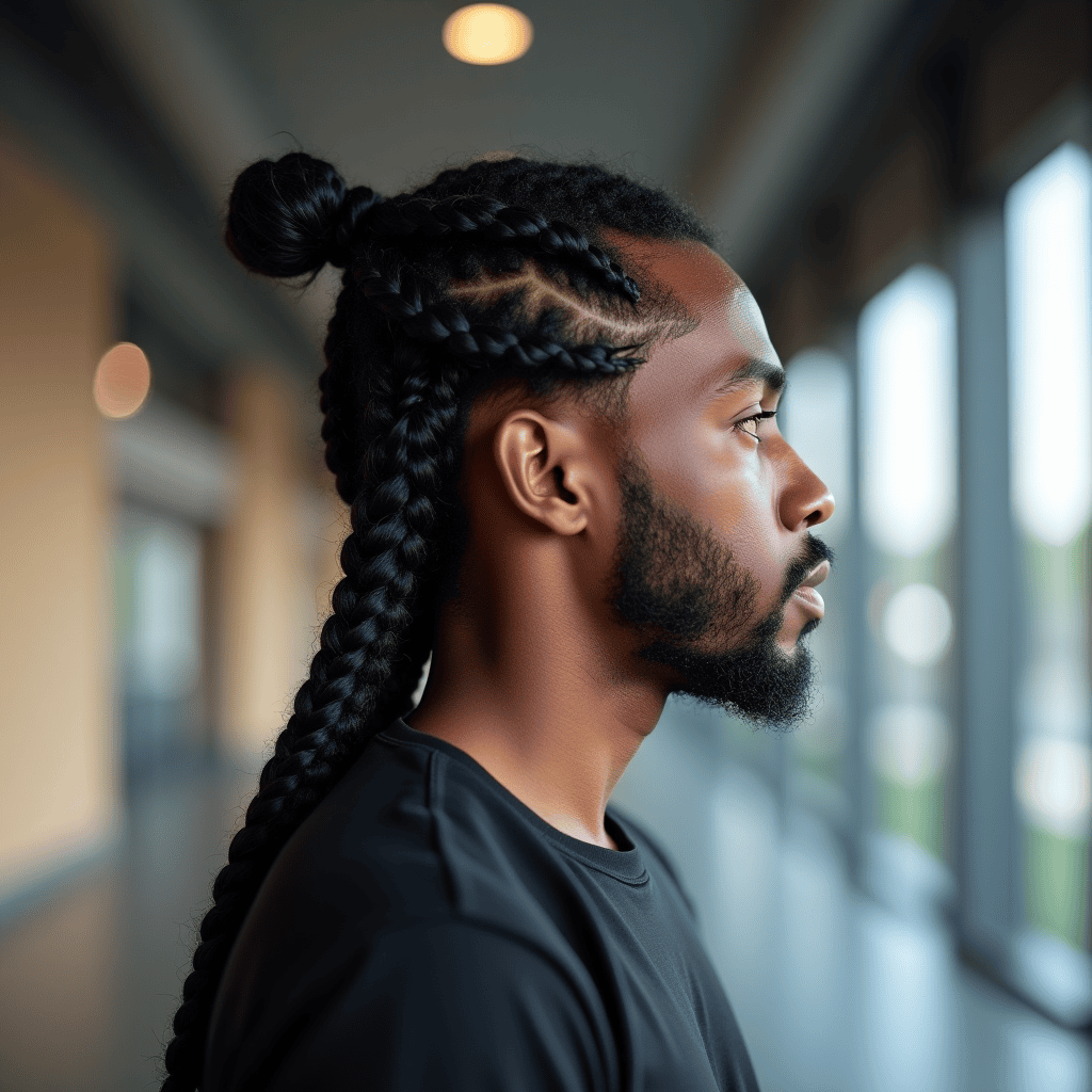 Box Braid Ponytail