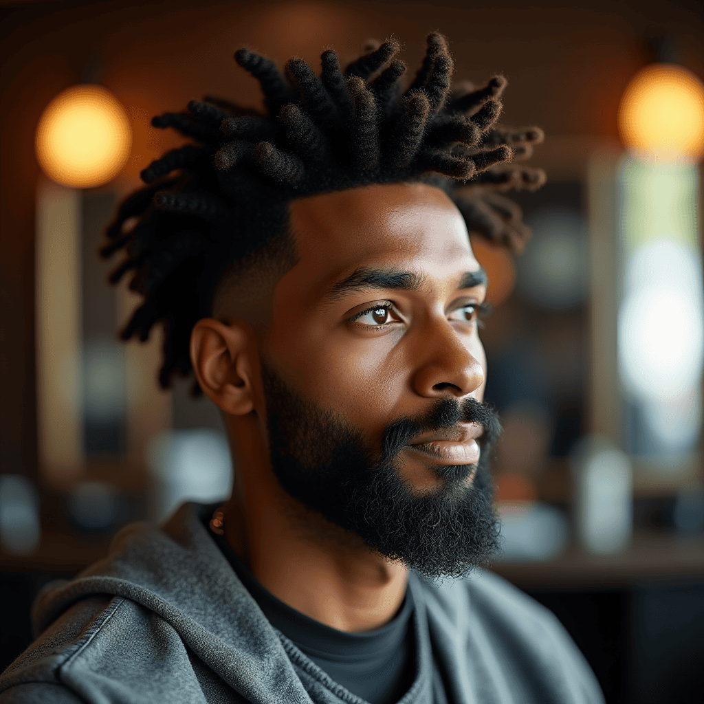 Textured Sponge Twists with Beard Blend