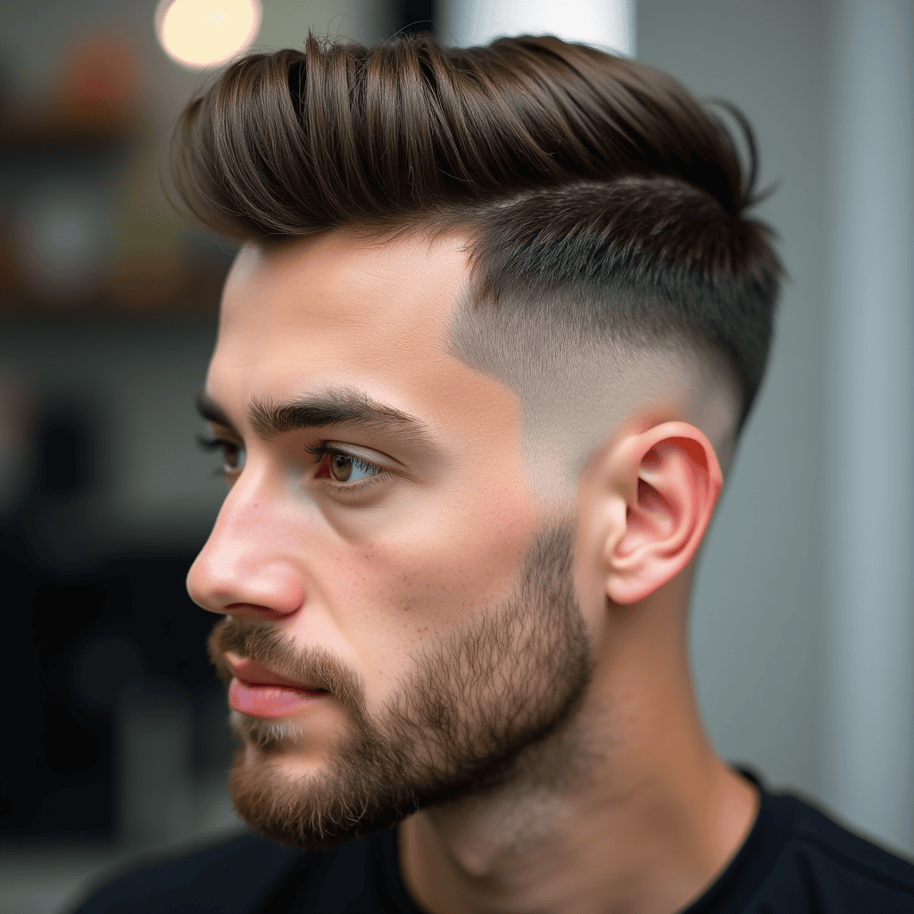 Temple Fade With 360 Waves