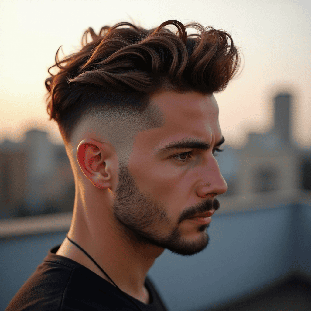 Wavy Burst Fade