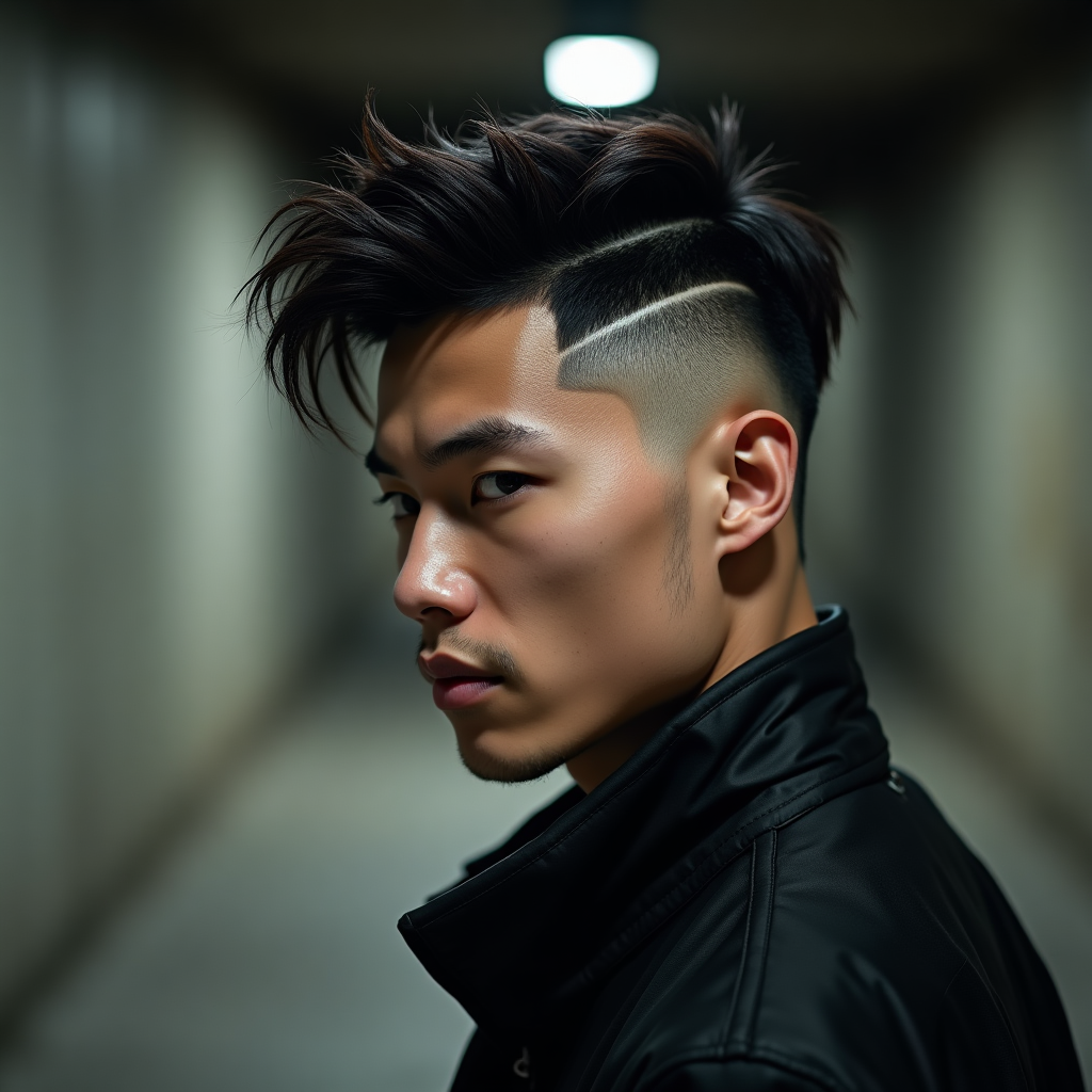 Burst Fade Mohawk