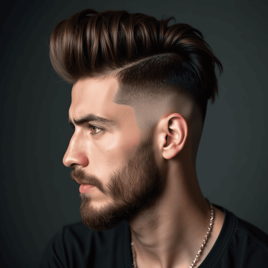 Faux Hawk Drop Fade
