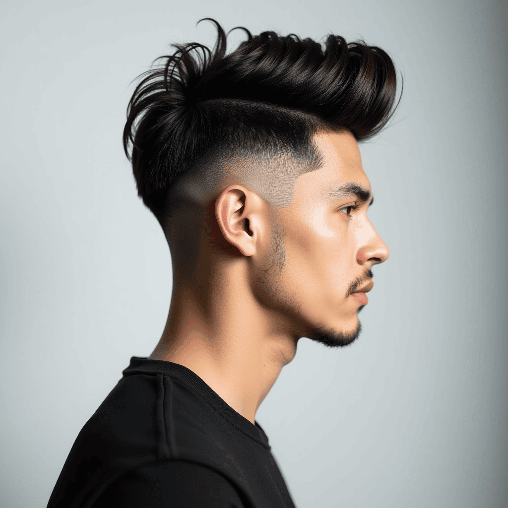 Disconnected Undercut With Brushed-Up Top