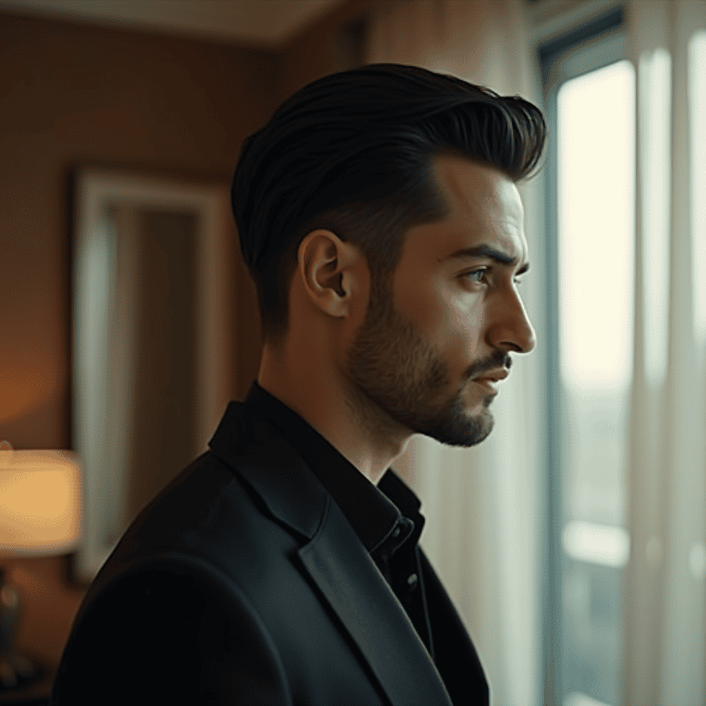 Long Slicked-Back Disconnect