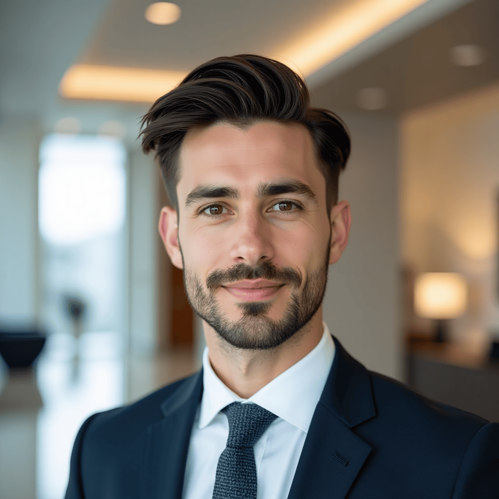 Side-Part Skin Fade