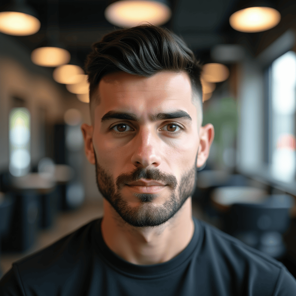 French Crop With Skin Fade