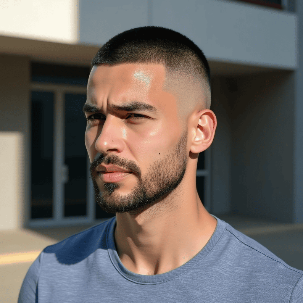 Buzz Cut With Skin Fade
