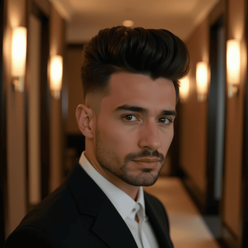 Skin Fade Pompadour