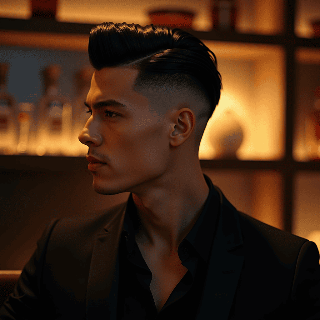 Slick-Back Skin Fade