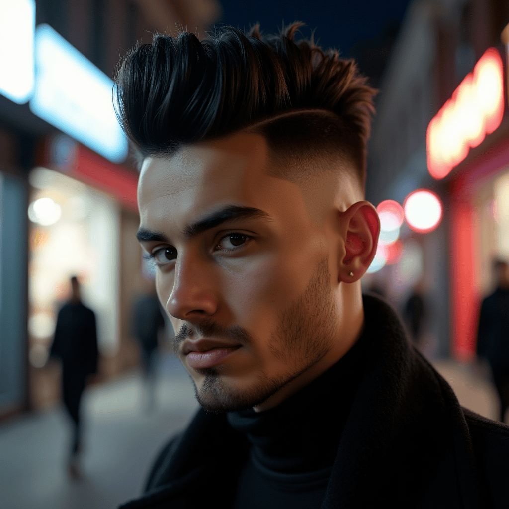 Faux Hawk Skin Fade