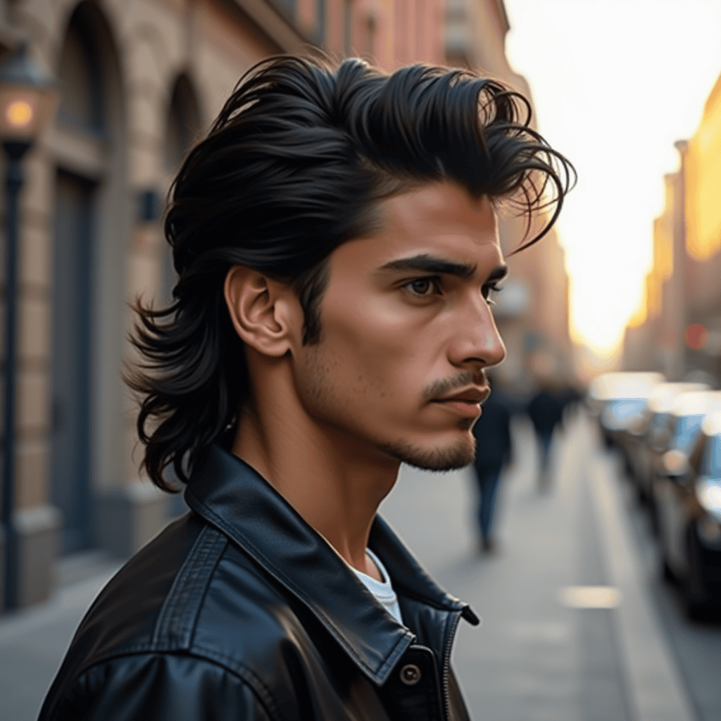 Razor Cut Mullet