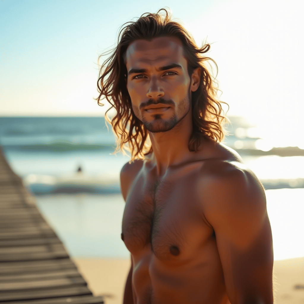 Razor Cut Surfer Hair