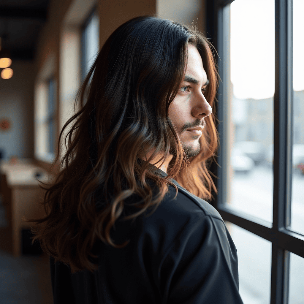 Long Layered Scissor Cut