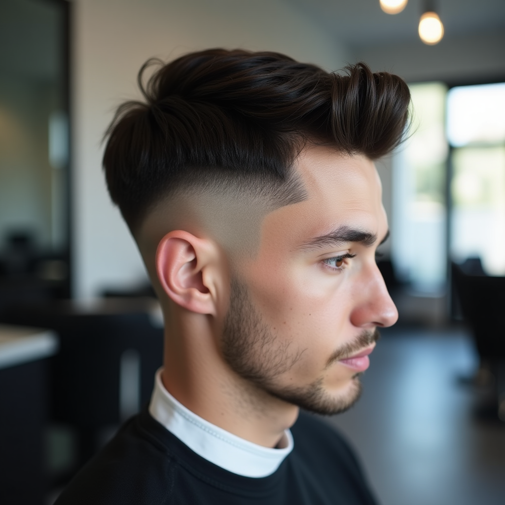 French Crop Mid Fade