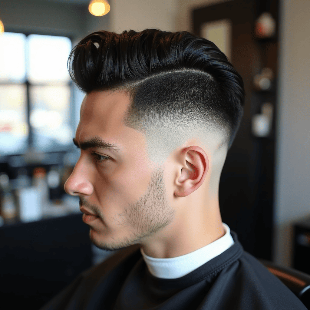 Classic High Fade with Short Top