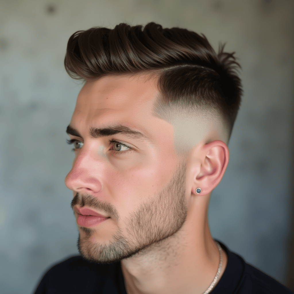 High Fade Crew Cut