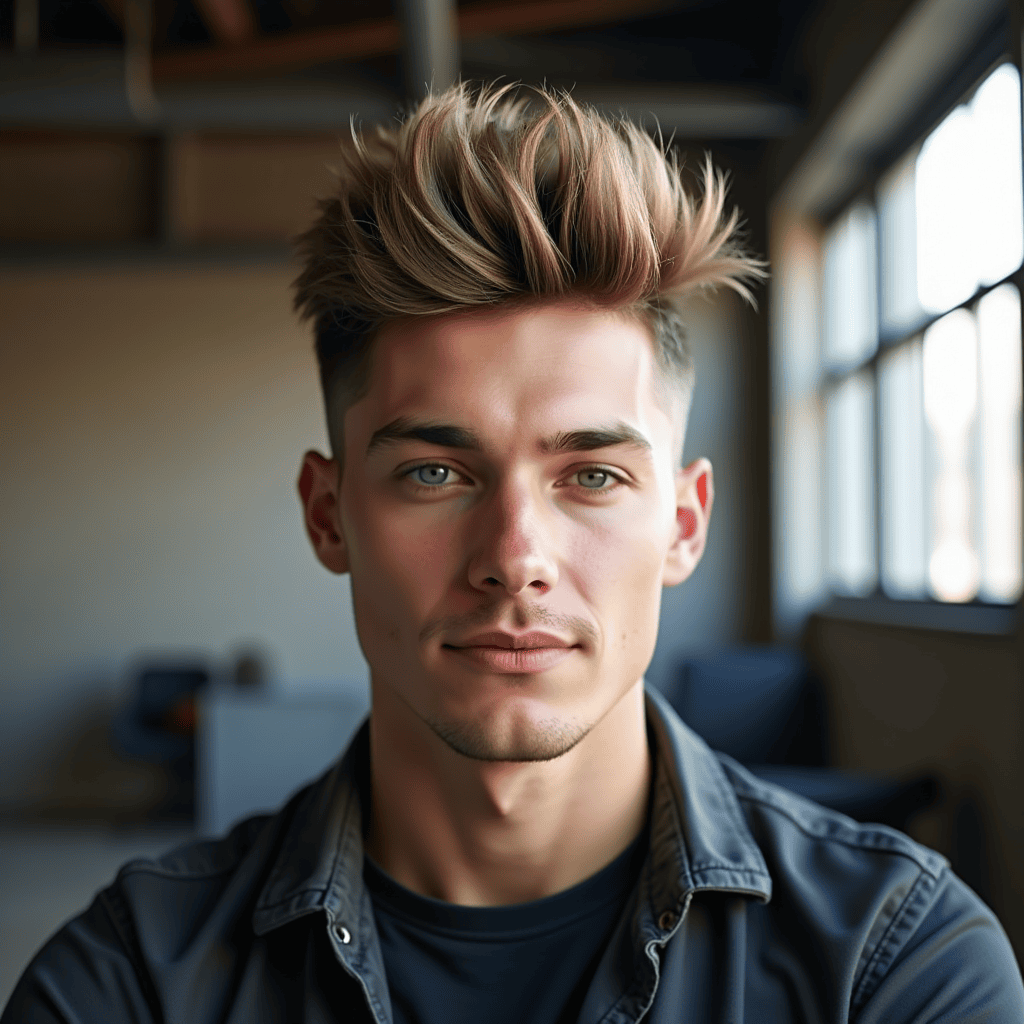 Spiky High Fade