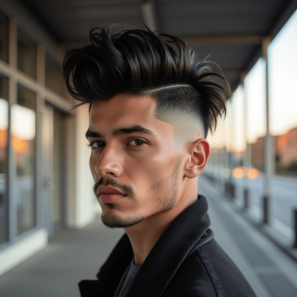 Faux Hawk High Fade