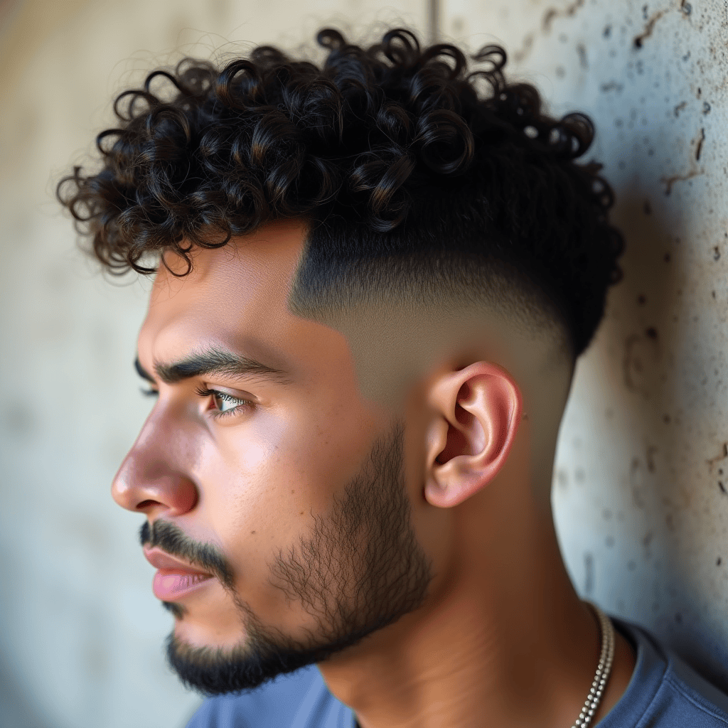 Curly Top Hard Part