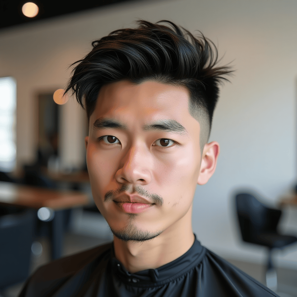 Caesar-Inspired Spiky Fringe