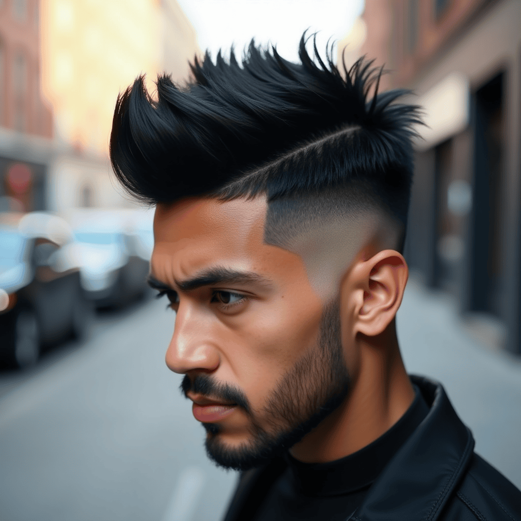 Low Fade Spiky Top