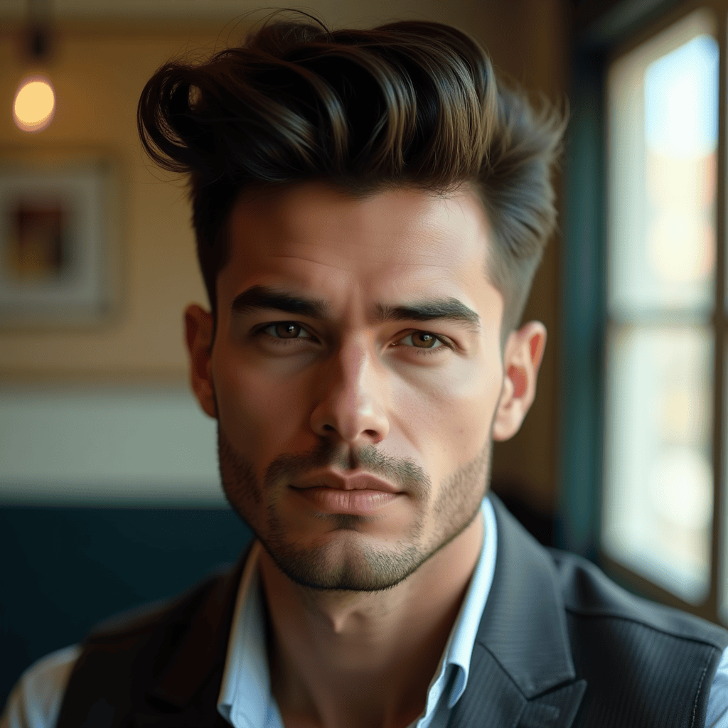 Spiky Pompadour