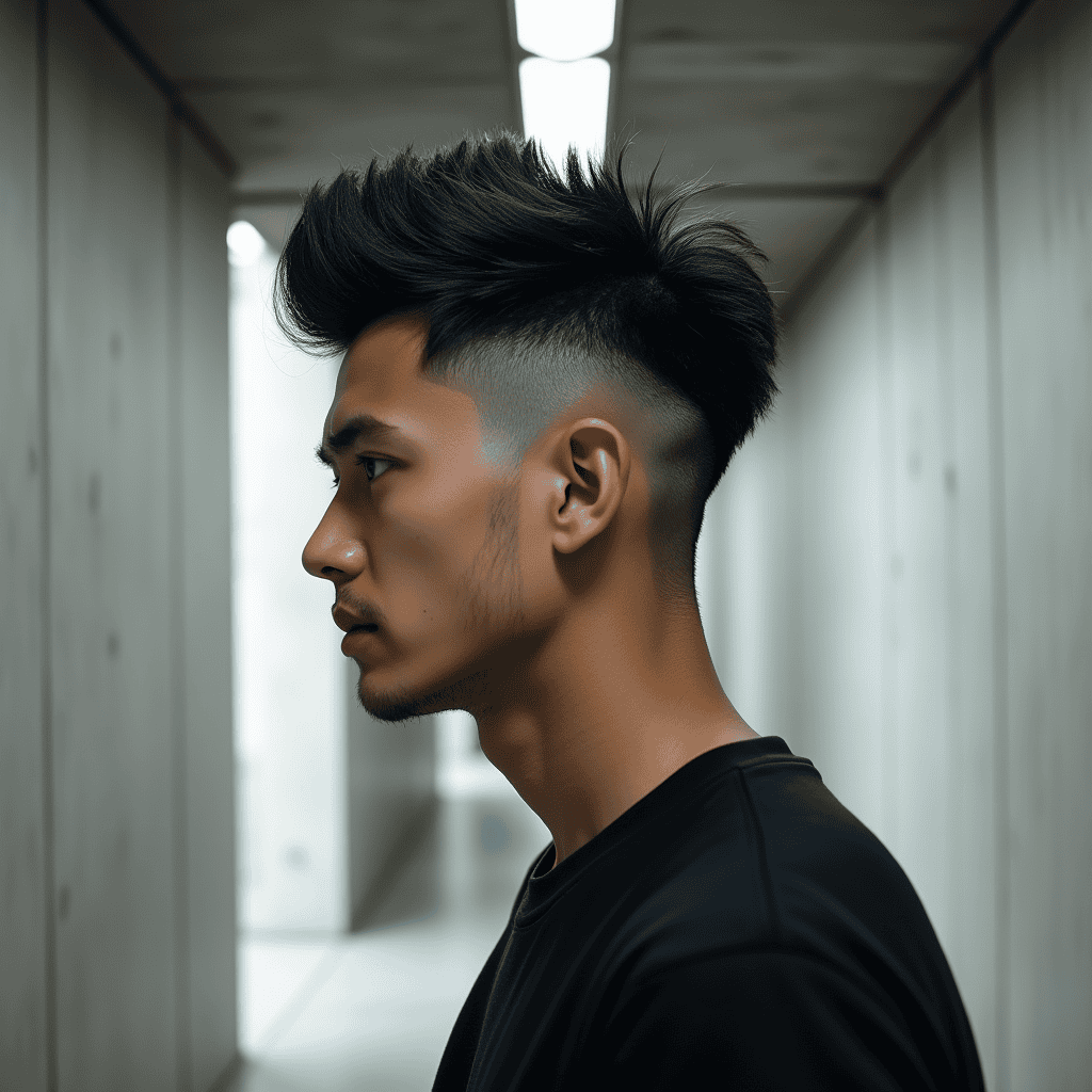 Disconnected Spiky Undercut
