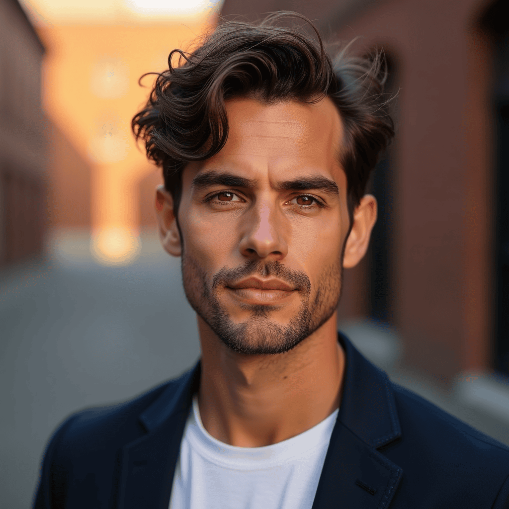 Messy Taper Hairstyle