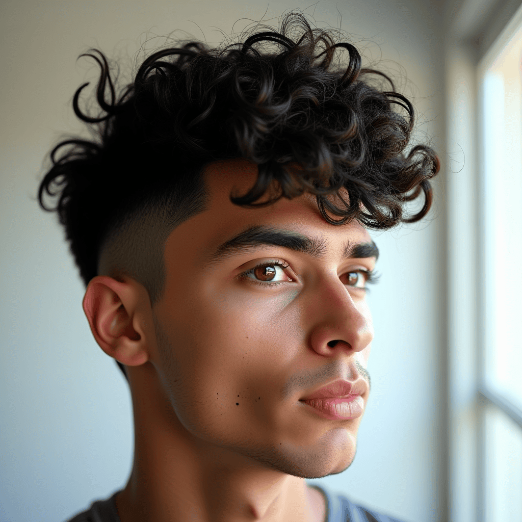 Messy Curly Top