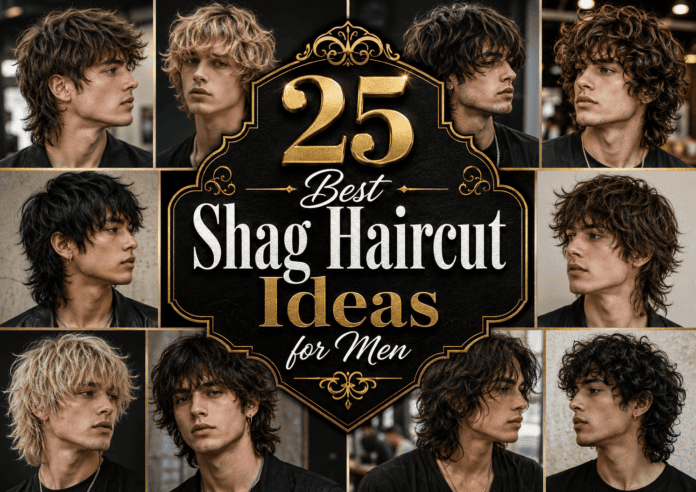25 Best Shag Haircut Ideas for Men