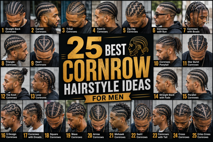 25 Best Cornrow Hairstyle Ideas for Men