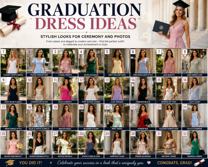 Graduation Dress Ideas - Stylish Looks for Ceremony and Photos