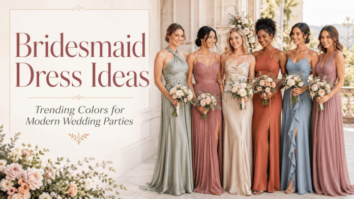 Bridesmaid Dress Ideas - Trending Colors for Modern Wedding Parties