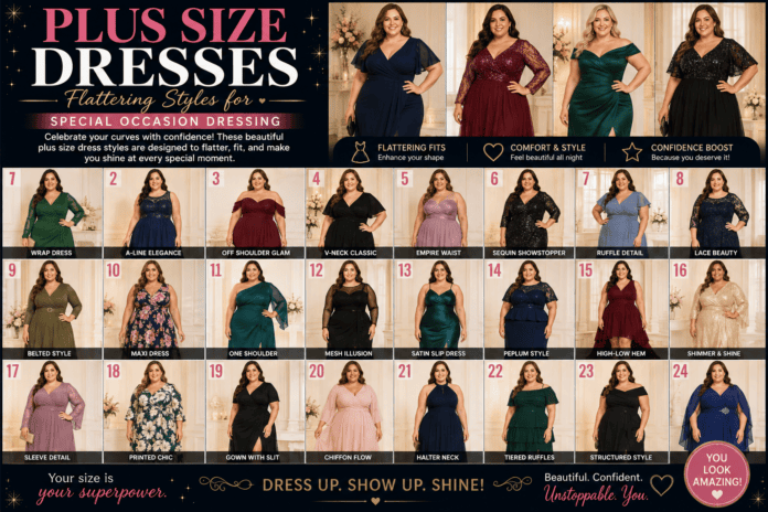 Plus Size Dresses - Flattering Styles for Special Occasion Dressing
